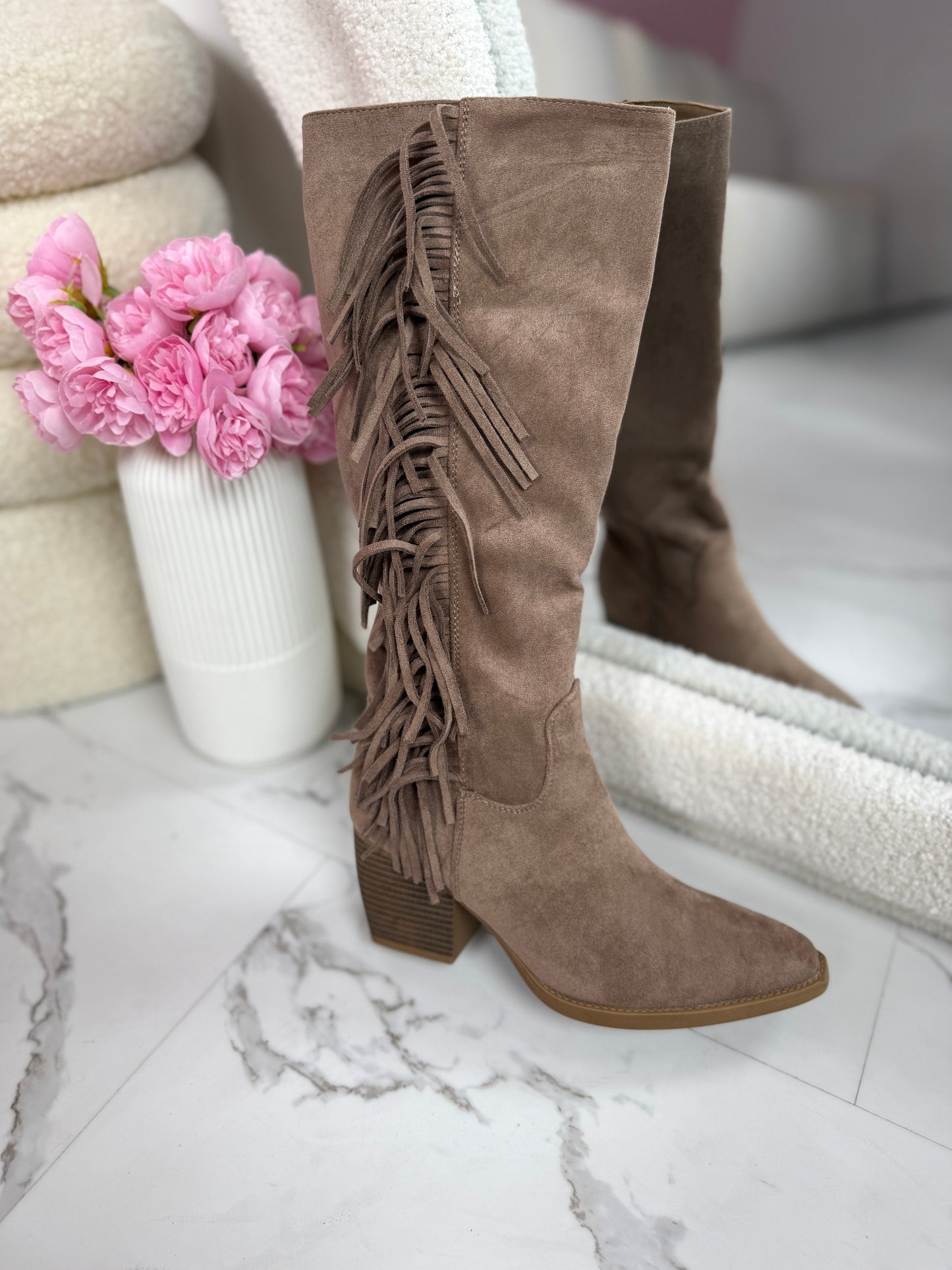 Jansen | Fringle Khaki Boots