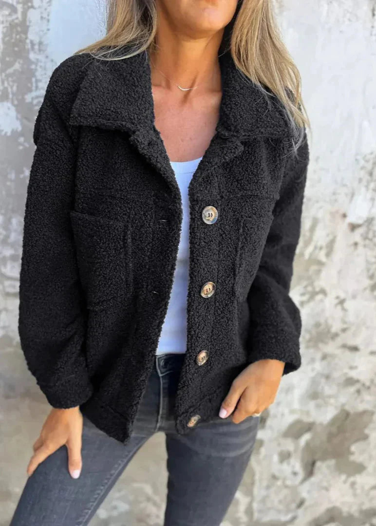 Jansen | Chantal™ zachte fleece-vest met knopen